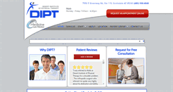 Desktop Screenshot of desertinstituteofpt.com